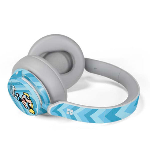 Cartoon Network Powerpuff Girls Bubbles Blue Hearts Surface Headphones Skin